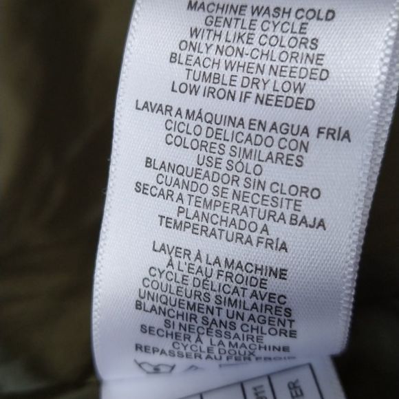 Harve Benard Quilted Anorak Parka Jacket Army Green  Sz XL NWoT - Picture 8 of 9